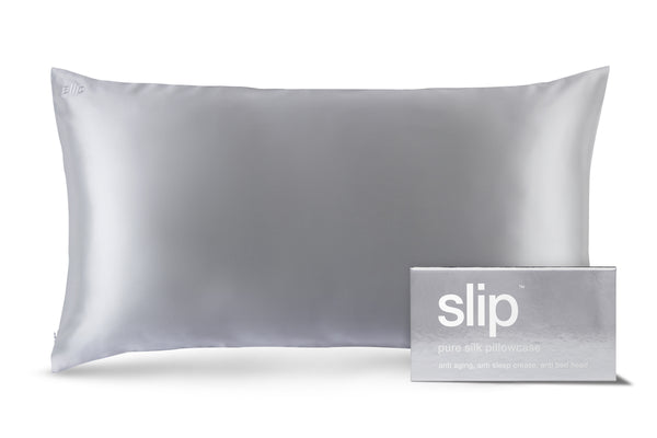 slip Silver King Zippered Pillowcase