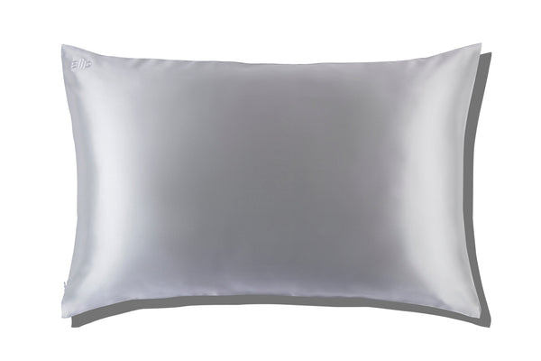 Slip Silver Queen Zippered Pillowcase