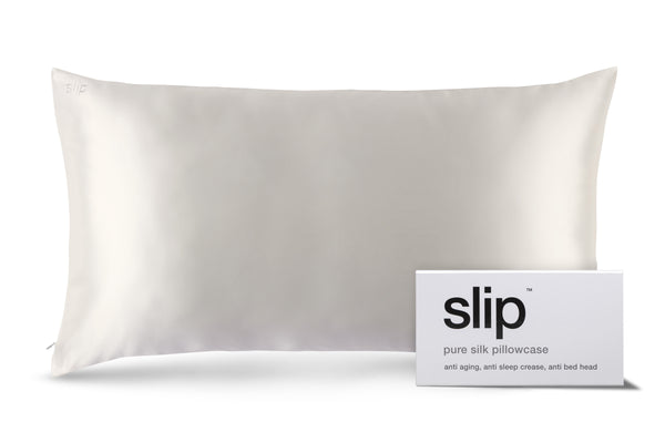 slip White King Zippered Pillowcase