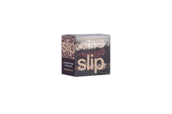 Slip Wild Rose Trio Skinny Scrunchies