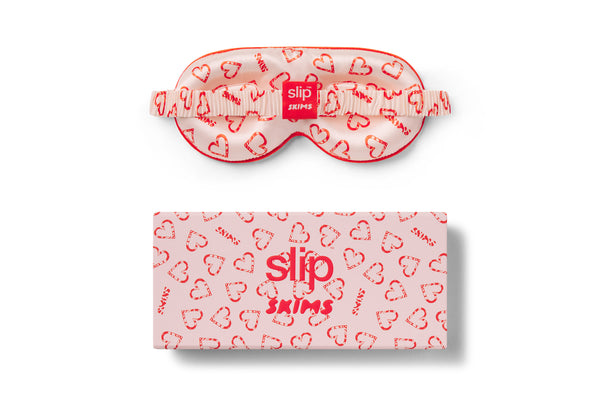 slip Slip x Skims Contour Sleep Mask - CB Candy Heart Print