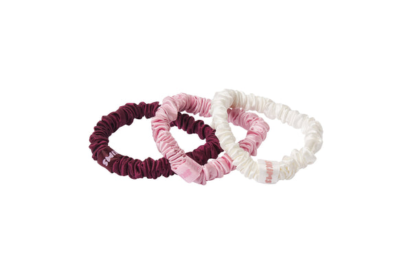 Slip Slip X Skims Trio Scrunchie Cracker - Bubblegum Bow Fairisle