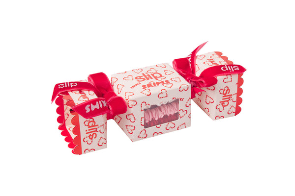 slip Slip x Skims Trio Scrunchie Cracker - CB Candy Heart Print