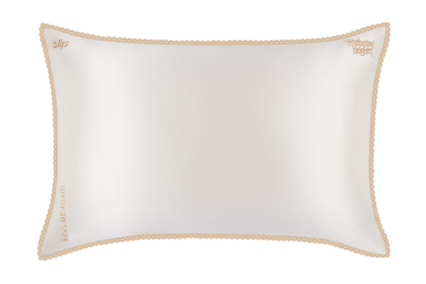 Slip Slip X "Wuthering Heights" Queen Zippered Pillowcase With Lace Trim