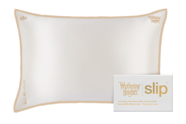 slip Slip x "Wuthering Heights" Queen Zippered Pillowcase with Lace Trim