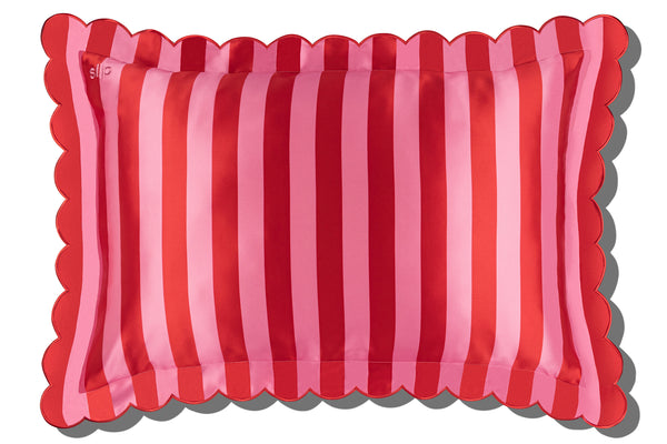 Slip Sunshade Queen Zippered Pillowcase With Scalloped Edge