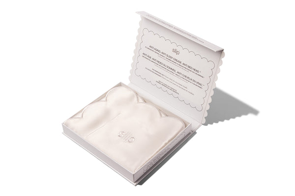 Slip White Queen Zippered Pillowcase With Scalloped Edge