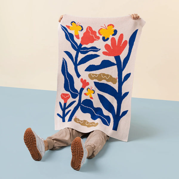 Slowdown Studio Amélie Lehoux Papillons Mini Blanket