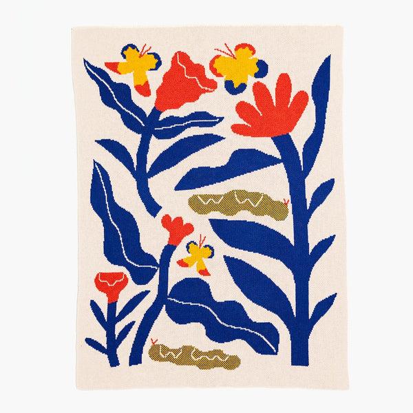 slowdown studio Amélie Lehoux Papillons Mini Blanket