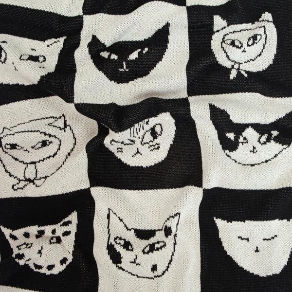 Slowdown Studio Enikő Katalin Eged Cat Bingo Mini Blanket