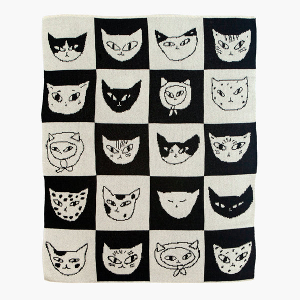 slowdown studio Enikő Katalin Eged Cat Bingo Mini Blanket