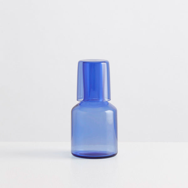 Slowdown Studio Maison Balzac Bedside Carafe & Glass - Azure