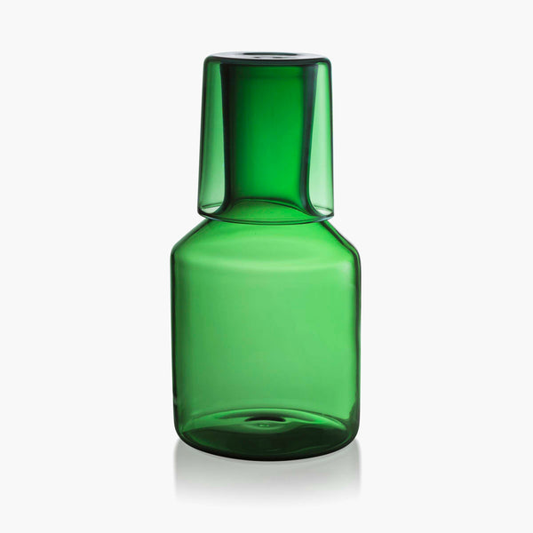 slowdown studio Maison Balzac Bedside Carafe & Glass - Green