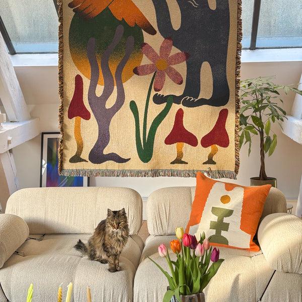 Slowdown Studio Marc David Spengler Irma Throw Pillow Cover