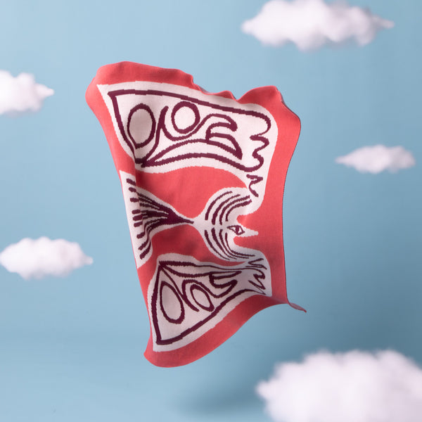 Slowdown Studio Marcello Velho Squiggle Bird Mini Blanket