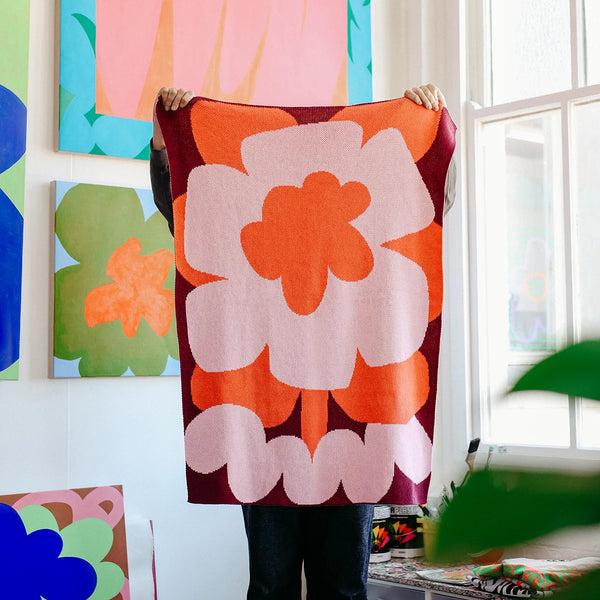 Slowdown Studio Micke Lindebergh Petal Pop Mini Blanket