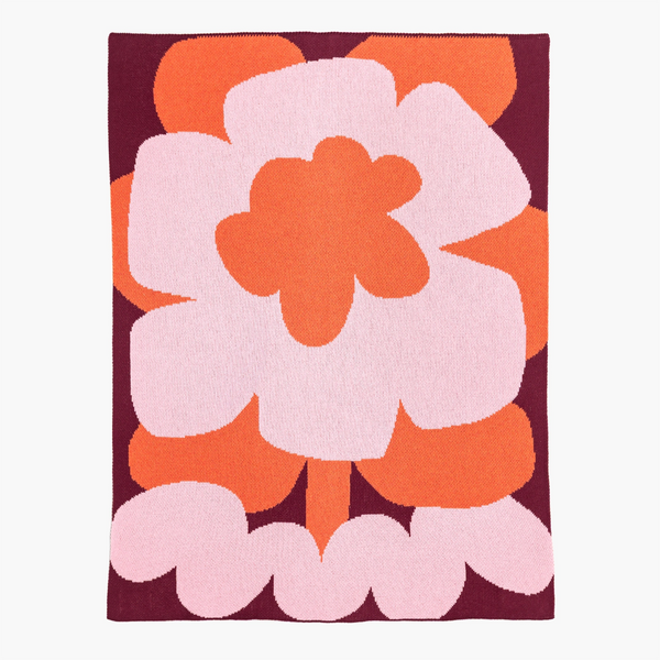 slowdown studio Micke Lindebergh Petal Pop Mini Blanket