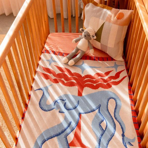 Slowdown Studio Roisin O'Donnell Jellyphant Mini Blanket