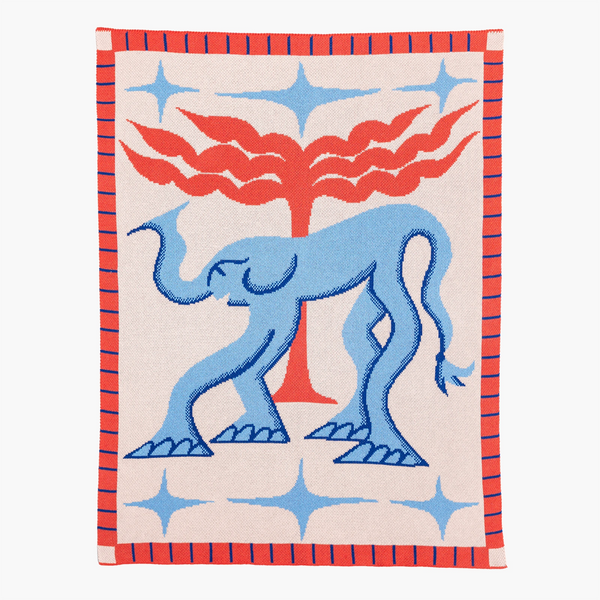 slowdown studio Roisin O'Donnell Jellyphant Mini Blanket