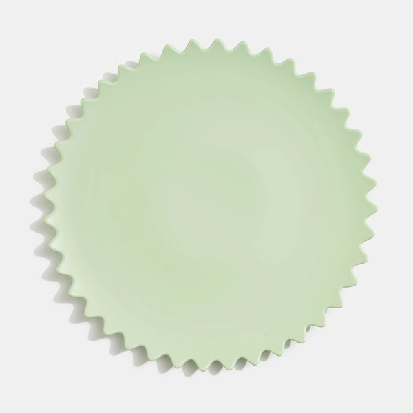 Slowdown Studio Fazeek Zigzag Platter - Mint