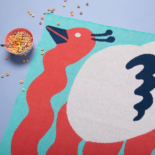 Slowdown Studio Yoko Georgiou Ostrich Mini Blanket