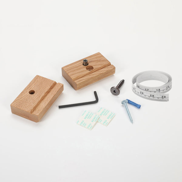 Slowdown Studio Well Made Blanket Hanger Clips - Oak (Set Of 3)