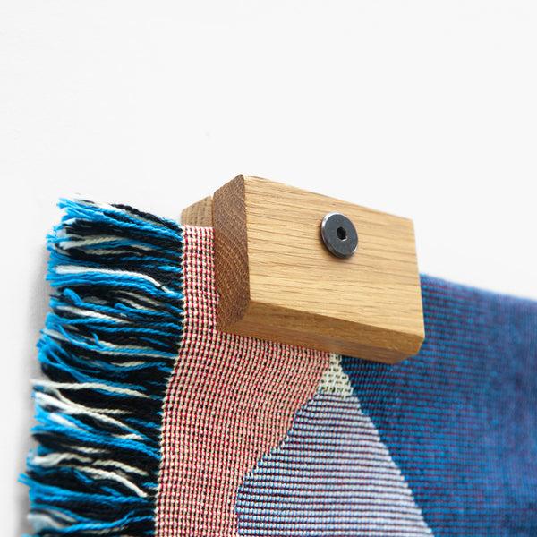 slowdown studio Well Made Blanket Hanger Clips - Oak (Set of 3)