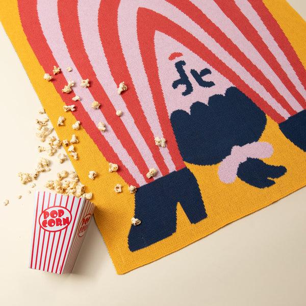 Slowdown Studio Yoko Georgiou Circus Lady Mini Blanket