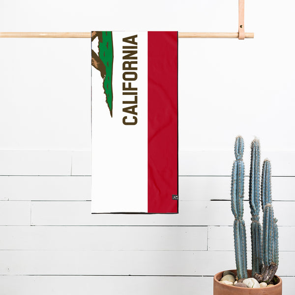 Slowtide California Flag Performance Quick-Dry Travel Towel