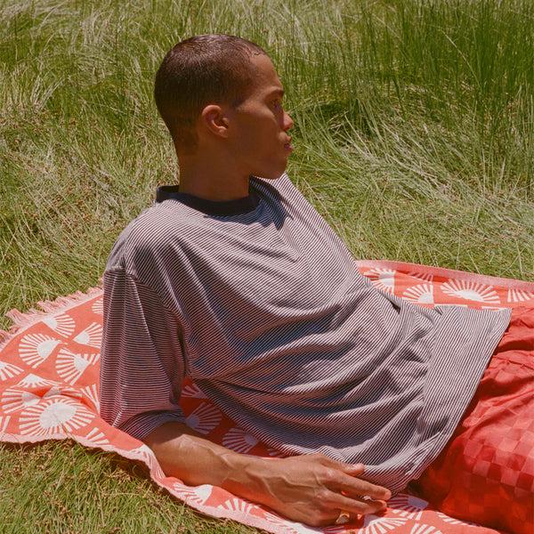 Slowtide Cheyenne Driftweave Turkish Towel - Sunburnt