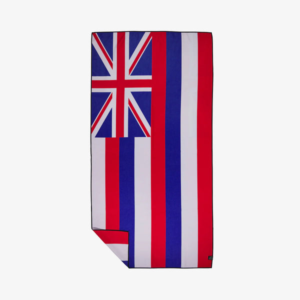 slowtide Hawai‘i Flag Performance Quick-Dry Travel Towel