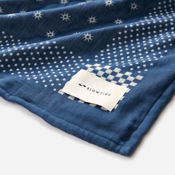 Slowtide Shogun Driftweave Oversized Beach Blanket - Indigo