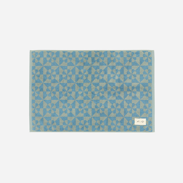 slowtide Bex Bath Mat - Dusty Blue
