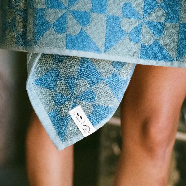 Slowtide Bex Bath Towel - Dusty Blue