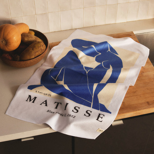 Slowtide Blue Nude II Quick-Dry Kitchen Towel