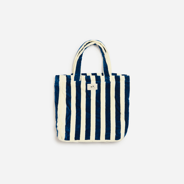 slowtide Cabana Terry Tote - Deep Pool