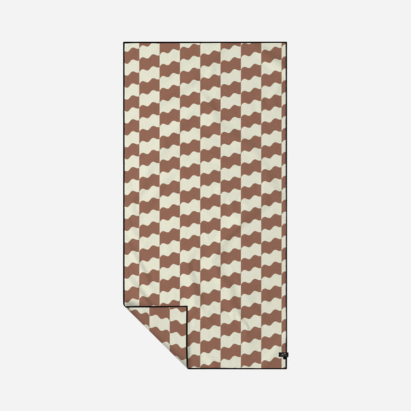 Slowtide Slowtide Checker Performance Quick-Dry Towel - Mousse