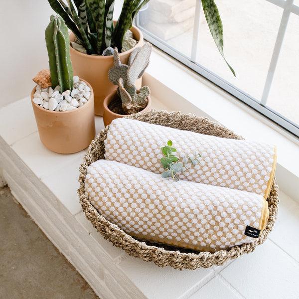 Slowtide Clive Bath Towel - Mustard