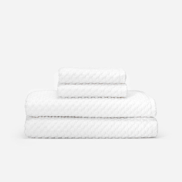 Slowtide Clive Bath Towel - White