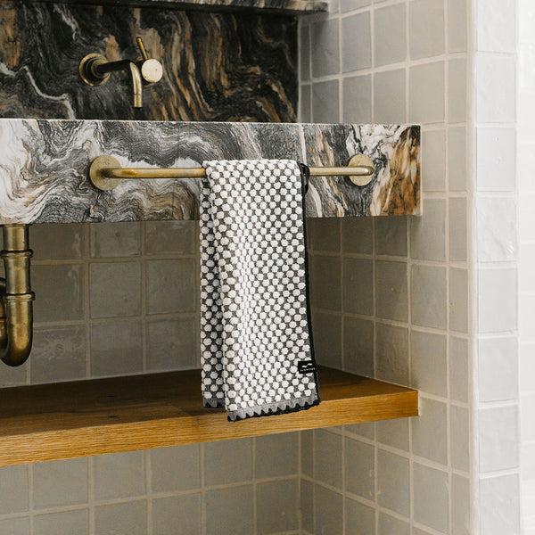 Slowtide Clive Hand Towel - Stone