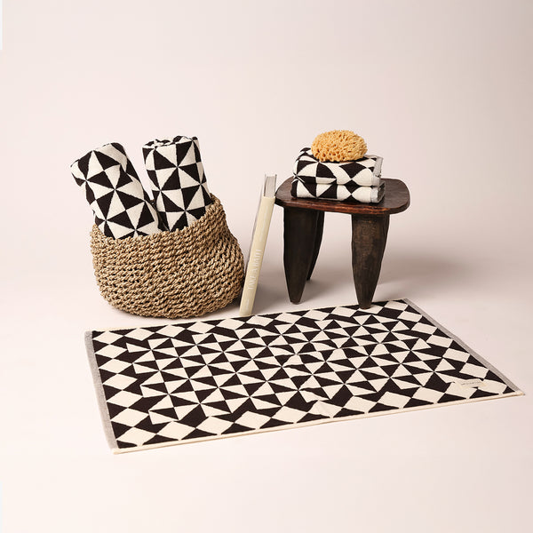 Slowtide Gatsby Bath Mat - Black