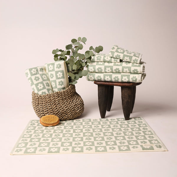 Slowtide Gigi Bath Mat - Coastal Mist