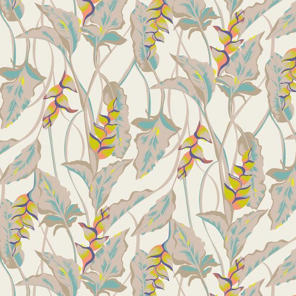 Slowtide Heliconia Beach Towel - Cream