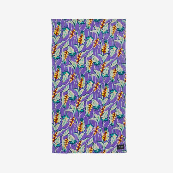 slowtide Heliconia Beach Towel - Ube