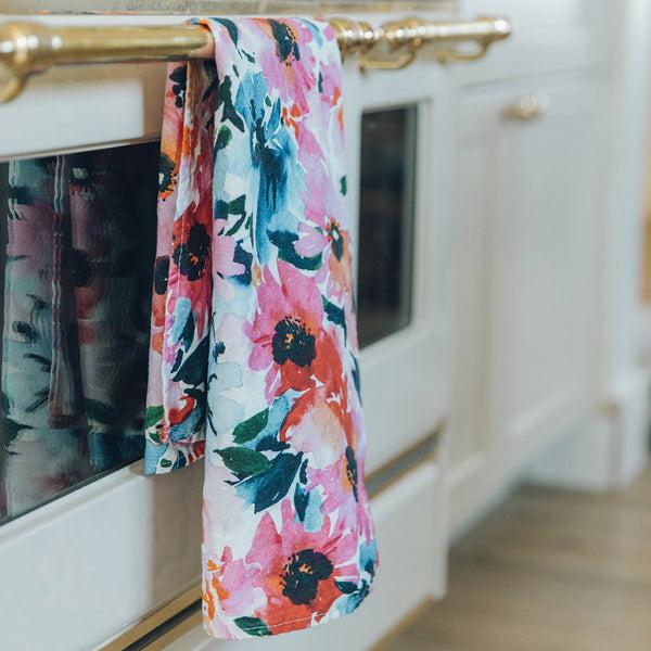 Slowtide Jade Cotton Kitchen Towel