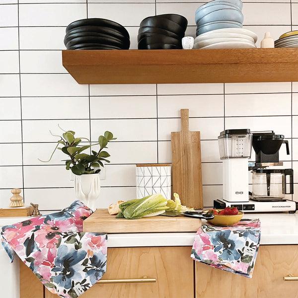 Slowtide Jade Cotton Kitchen Towel