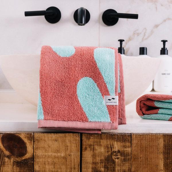 Slowtide Kingston Hand Towel - Pink