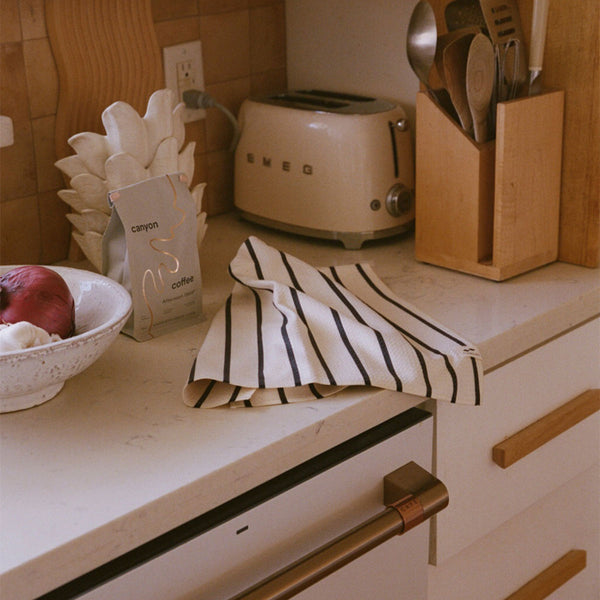 Slowtide Koko Quick-Dry Kitchen Towel - Cream