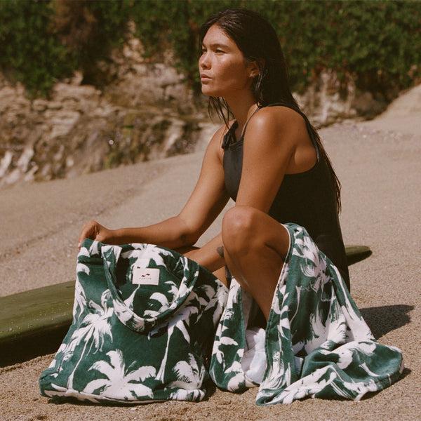 Slowtide Luca Beach Towel - Kale