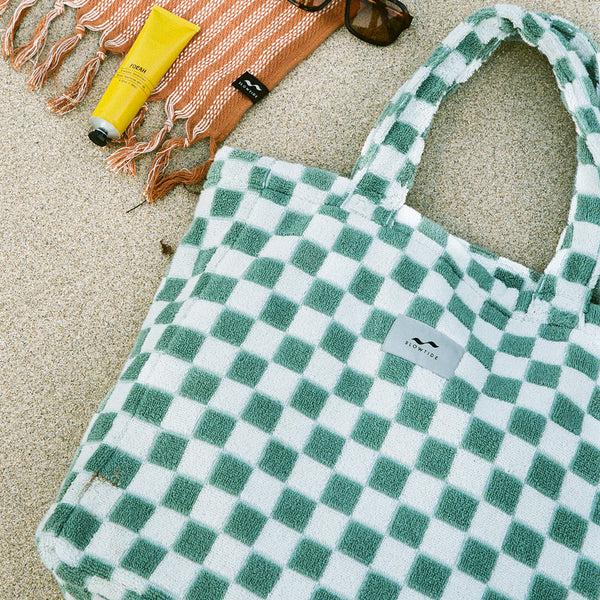Slowtide Mate Terry Tote Bag - Sage